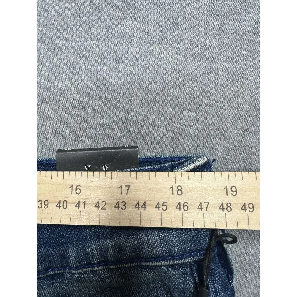 True Religion Mens size 36x32 Geno SN Flap Slim‎ Relaxed jeans Blue Denim Pants
